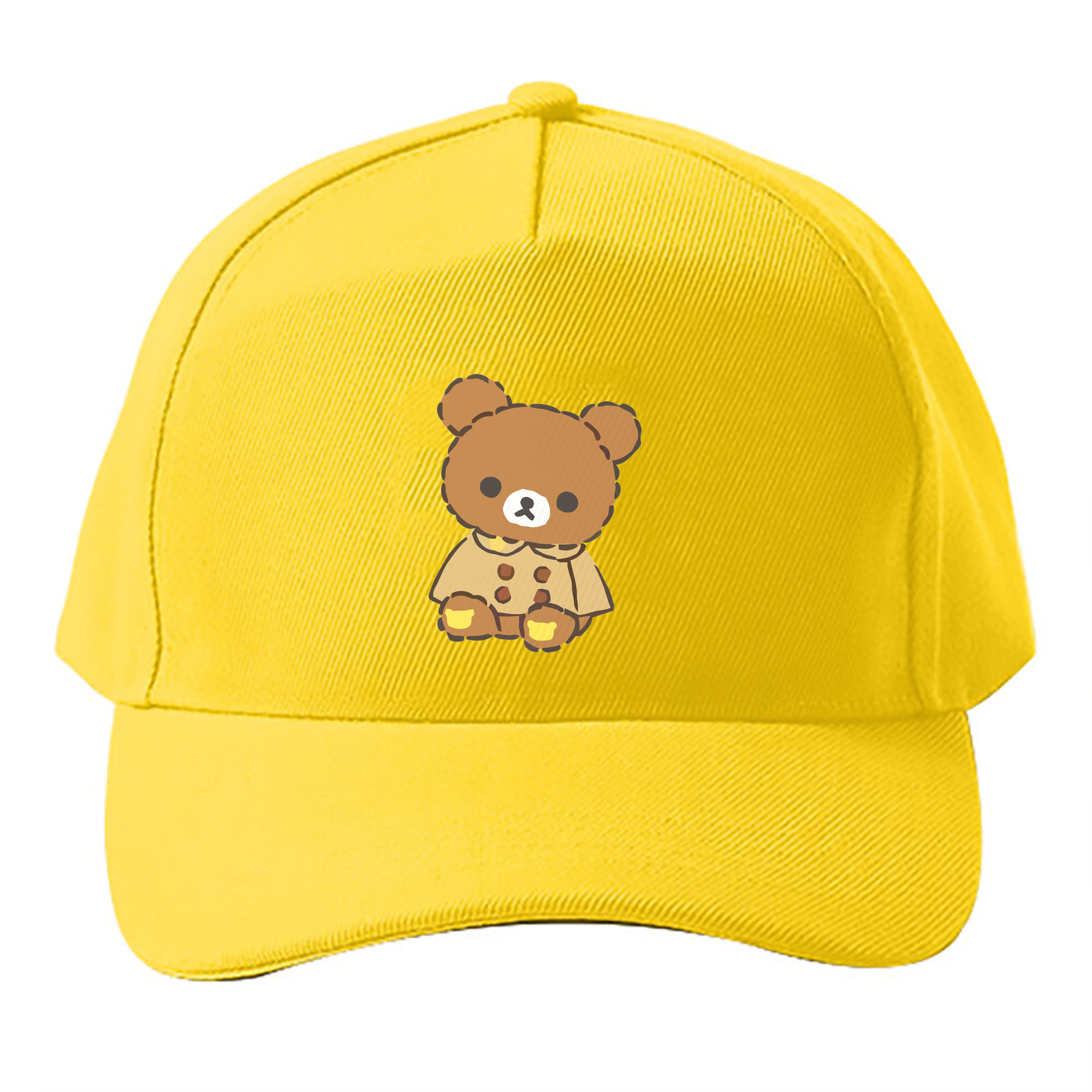 （画像用） リラックマ リラックマ キイロイトリ Rilakkuma Korilakkuma Kiiroitori ベースボールキャップ 綿100％ 男女兼用 帽子 スポーツ